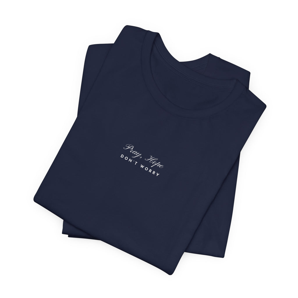 Padre Pio × Italy — "Pray, Hope, Don't Worry" Tee | Saints of the Pitch