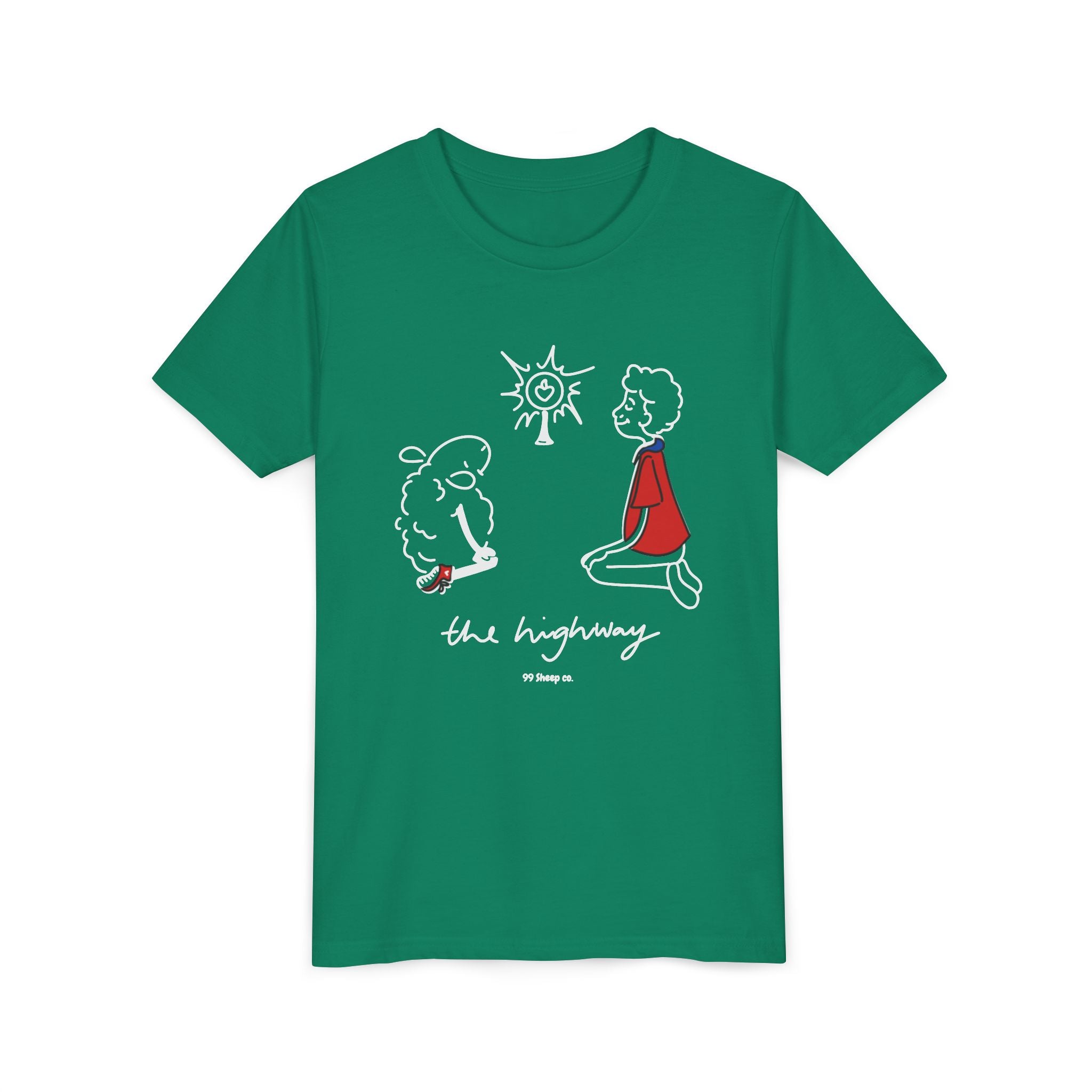 Carlo Acutis The Eucharist - 99 Sheep Signature Collection - Premium Unisex Youth Shirt