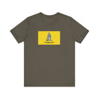 Mary - I tread where I please (@TheSimpleCatholic) - Premium Unisex Novelty Tee