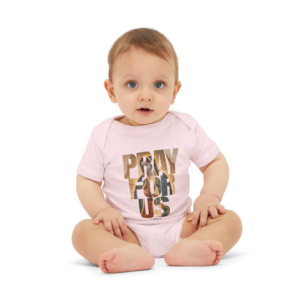 Our Lady of Guadalupe Pray For Us - Adorable Premium Baby Bodysuit