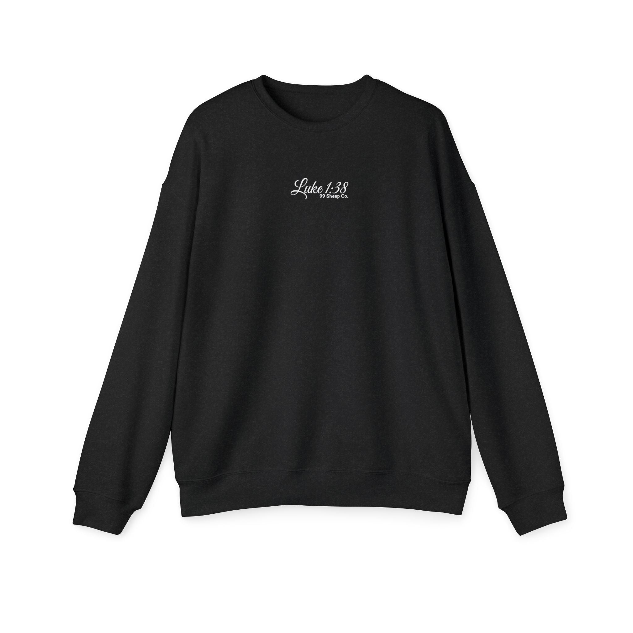 Behold the Handmaid of the Lord - Premium Women's Sweatshirt - 99 Sheep Signature Collection