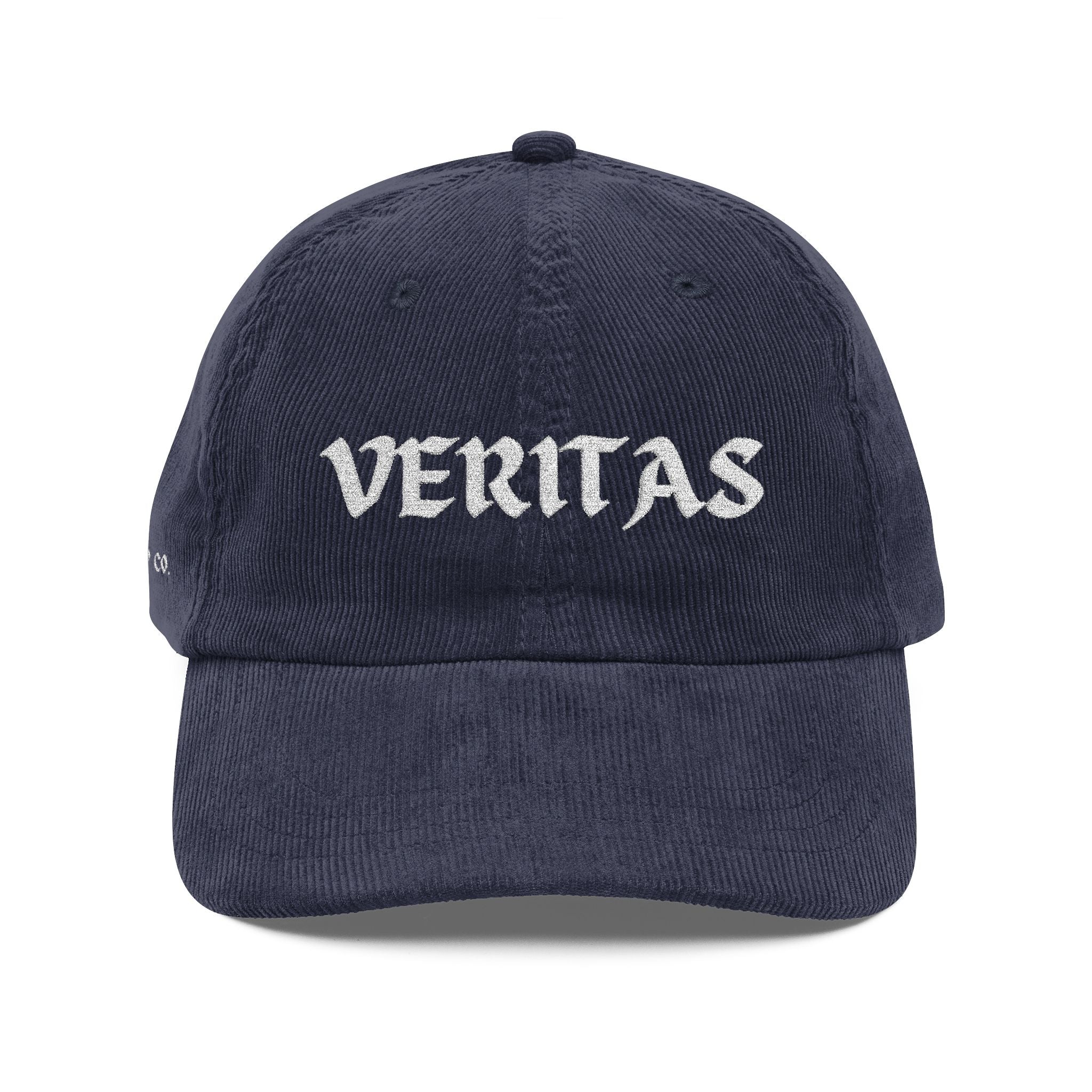 Veritas - Vintage Embroidery Corduroy Cap