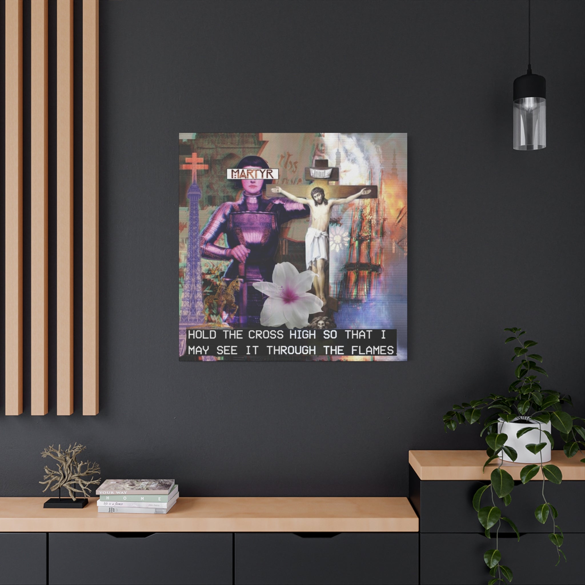 St. Joan of Arc - Graphic Matte Canvas — Catholic Inspirational Wall Art (Free Global Shipping)