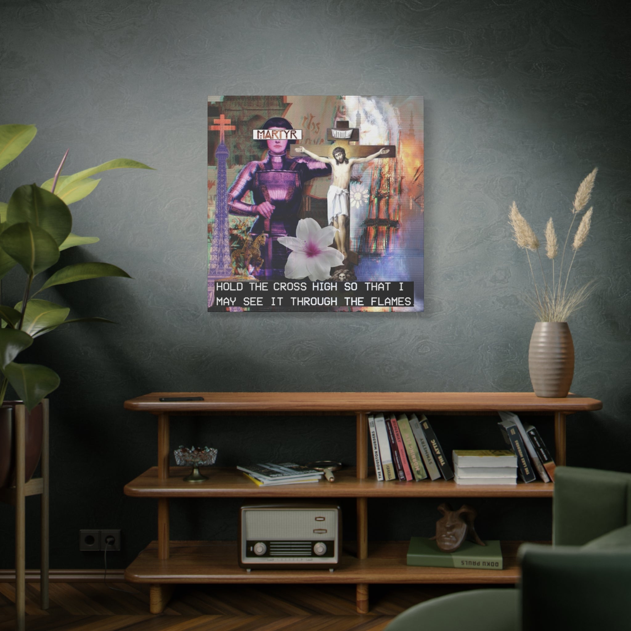 St. Joan of Arc - Graphic Matte Canvas — Catholic Inspirational Wall Art (Free Global Shipping)