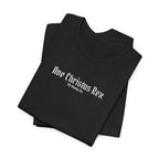 Ave Christus Rex -  Premium Embroidered Boxy Unisex Tee