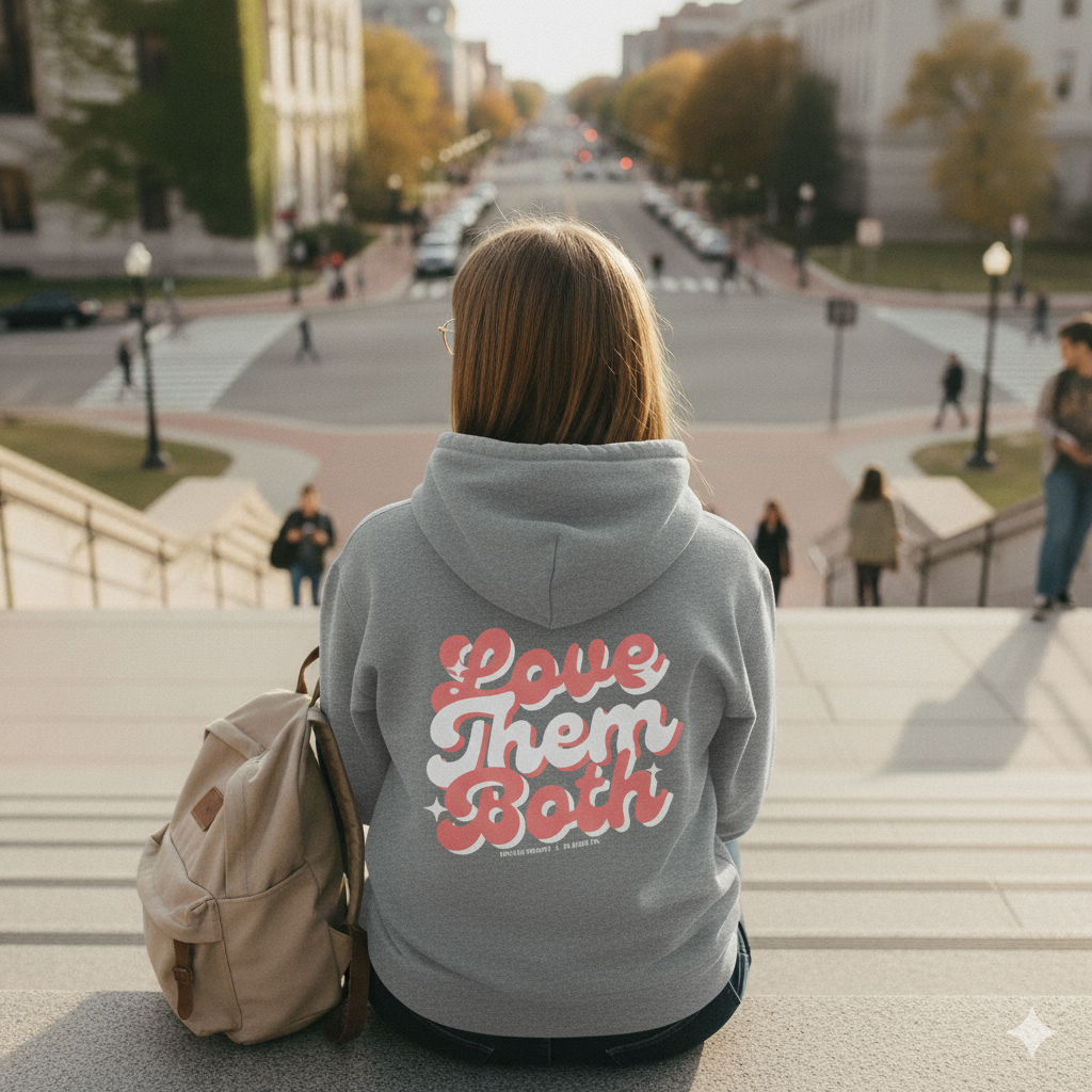 Love Them Both - Premium Unisex Hoodie
