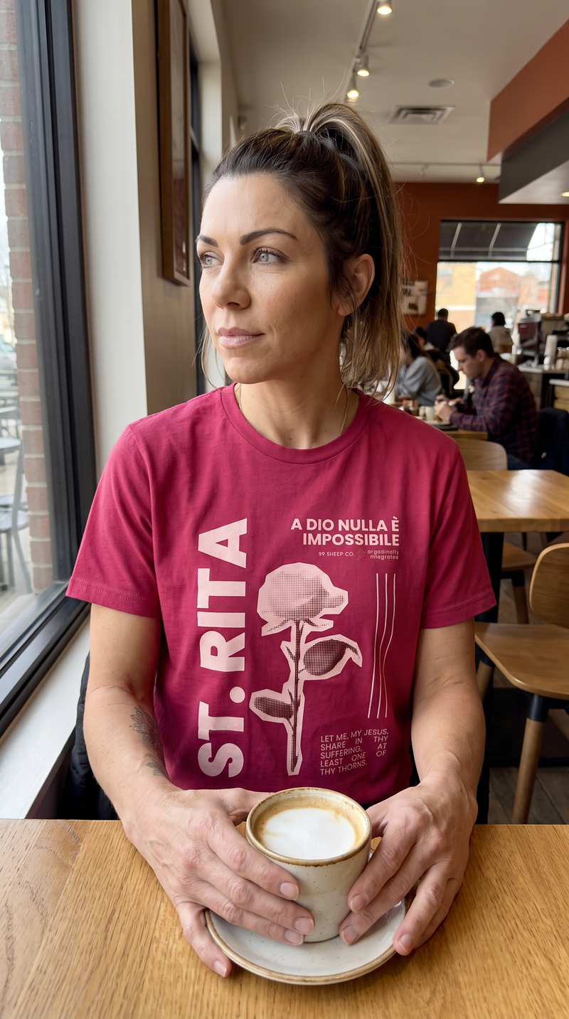 St. Rita of Cascia Women's Tee — 