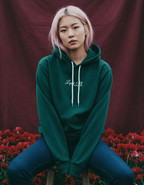 Behold the Handmaid of the Lord - Premium Women's Hoodie - 99 Sheep Signature Collection