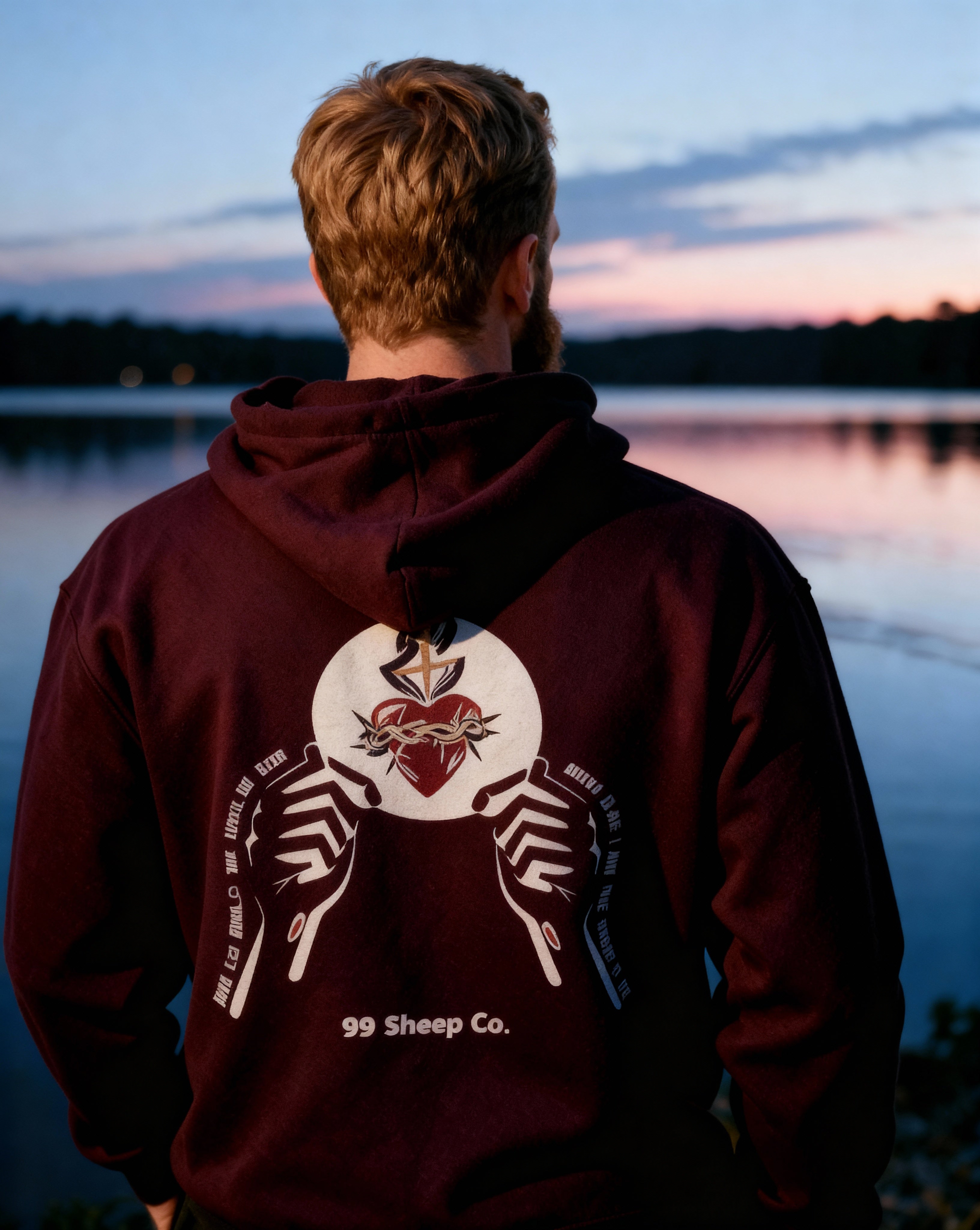 Bread of Life - Premium Men's Hoodie - 99 Sheep Signature Collection
