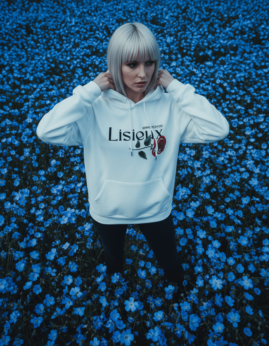 Caritas - St. Therese of Lisieux - Premium Unisex Hoodie - 99 Sheep Signature Collection
