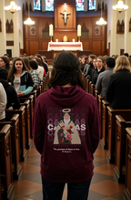 Caritas - St. Therese of Lisieux - Premium Unisex Hoodie - 99 Sheep Signature Collection