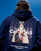 Caritas - St. Therese of Lisieux - Premium Unisex Hoodie - 99 Sheep Signature Collection