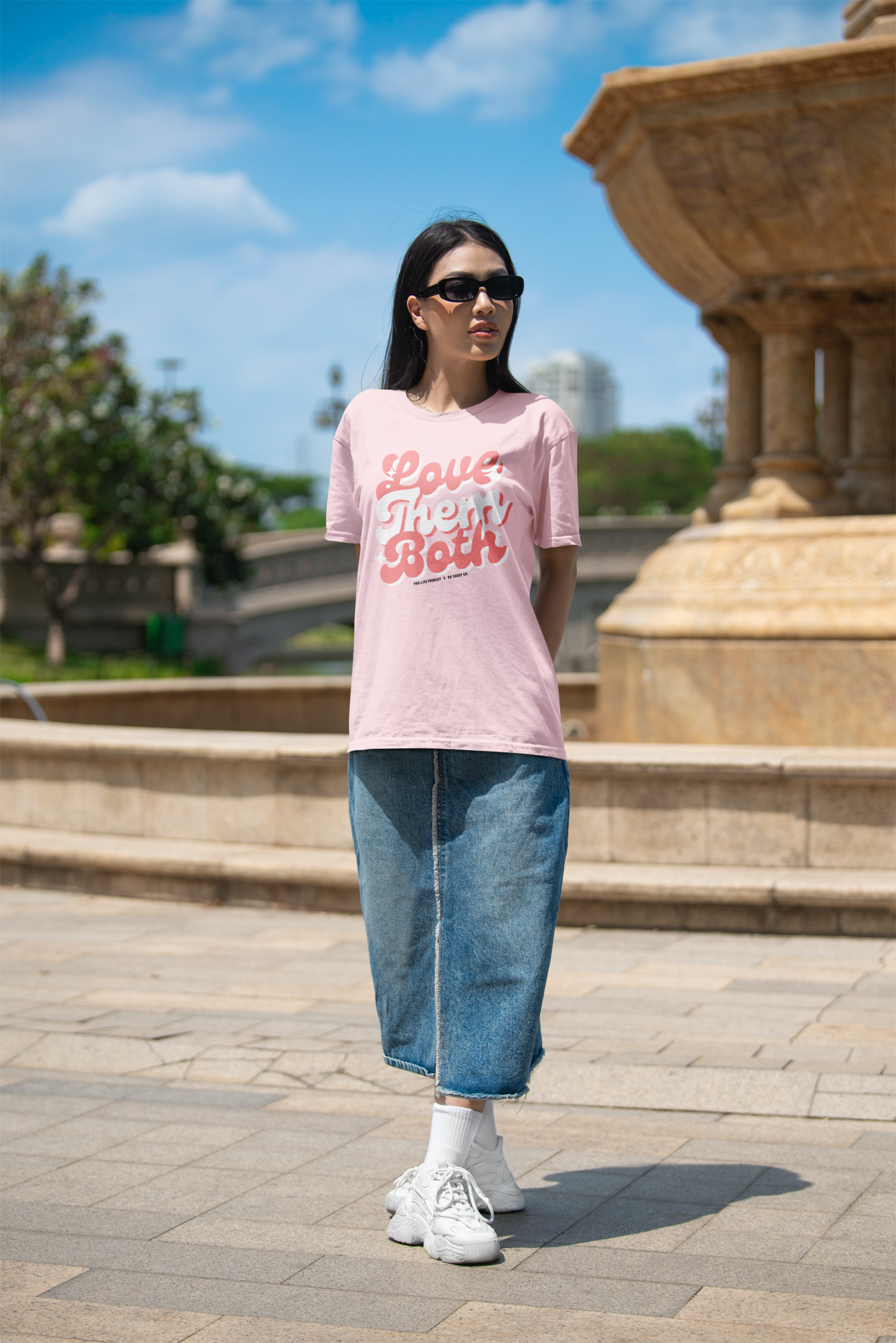Love Them Both Unisex Oversized Boxy Tee