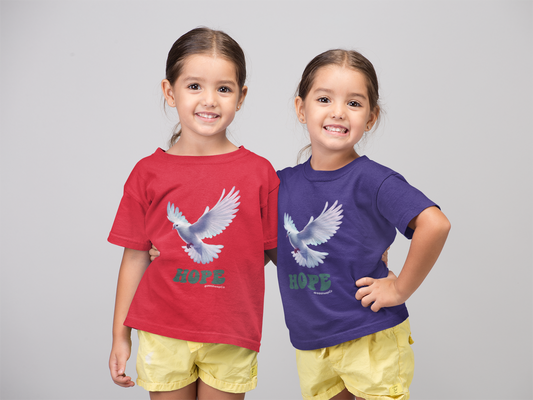 HOPE - (No Sweatshops, Free Shipping, Premium Kids Crew Neck Tee)