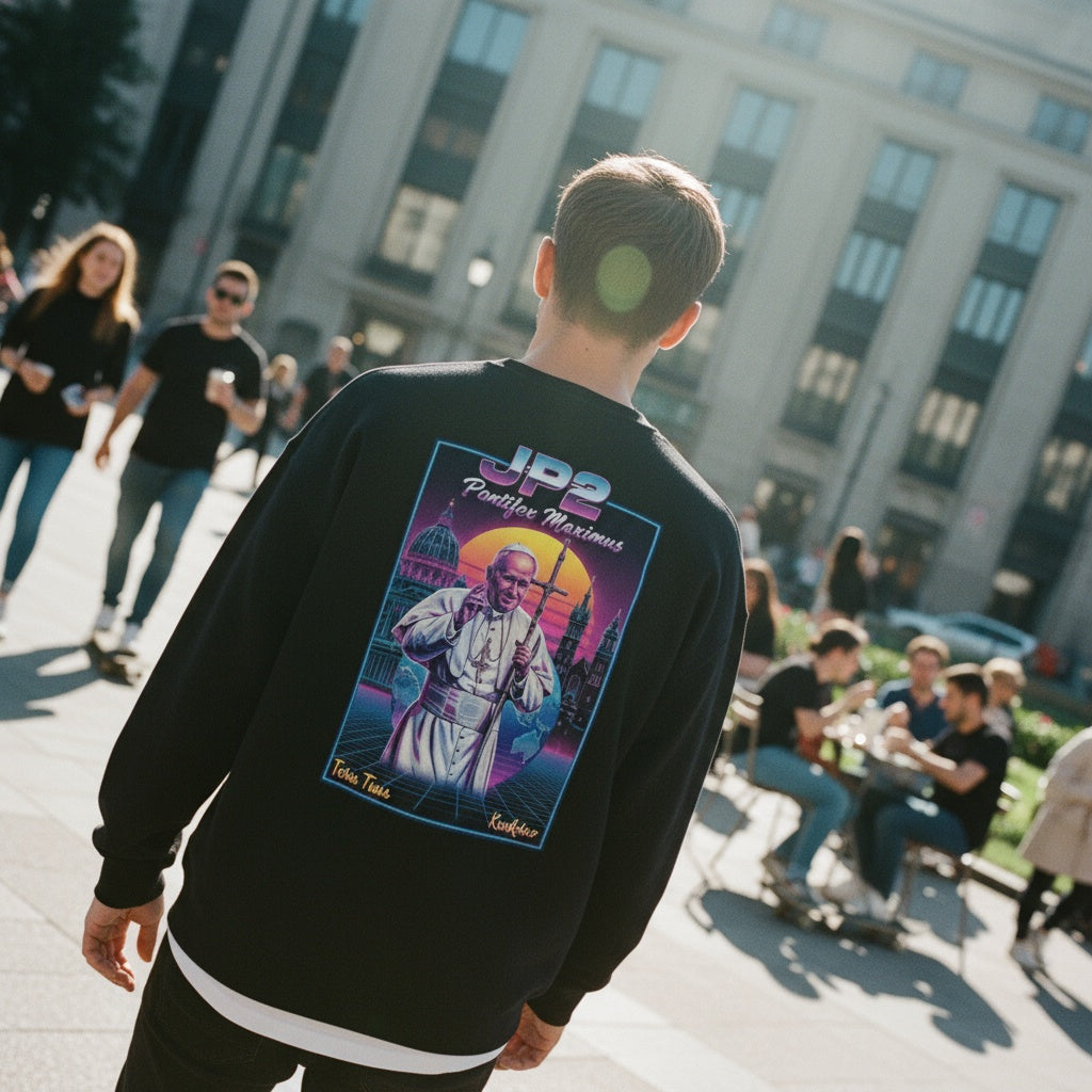 JPII - Retro Christwave - Premium Unisex Sweatshirt