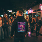 Carthage Nights - St. Augustine - Premium Retro Vaporware Unisex Hoodie