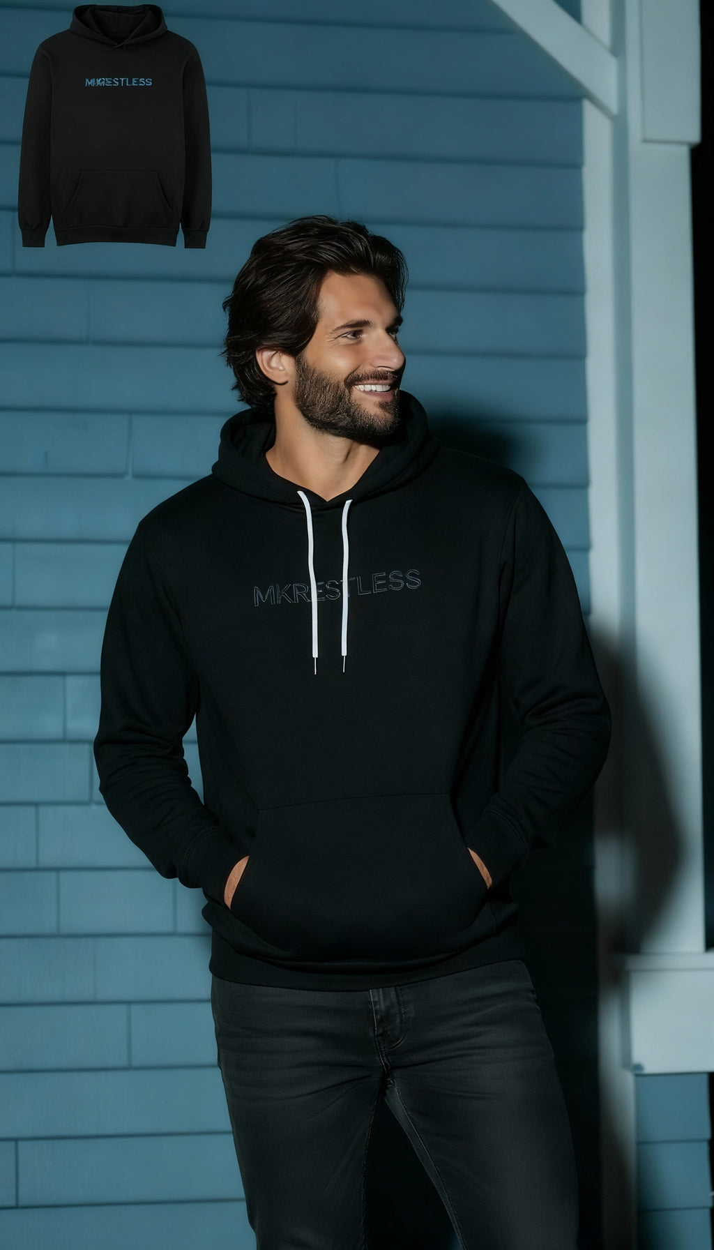 Carthage Nights - St. Augustine - Premium Retro Vaporware Unisex Hoodie