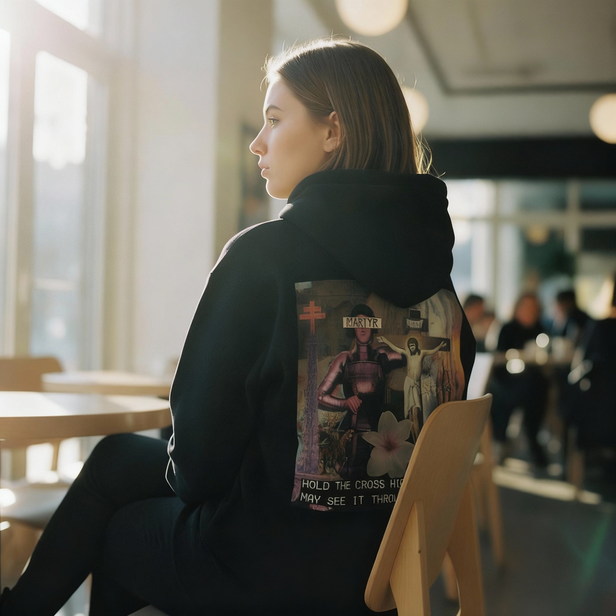 St. Joan of Arc - For Faith and Country - Premium Unisex Hoodie